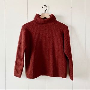 Eileen Fisher Merino Wool Blend Turtleneck Sweater